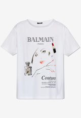 Balmain Logo Beauty Print T-shirt EF0EG129 GE86-GRR