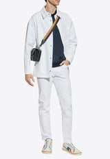 Fendi FF Logo Denim Jacket White FW1321 AUAH-F0QA0