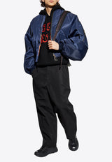 Kenzo Verdy Marker Intarsia Knit Hooded Sweatshirt FF58PU710 3CJ-99J