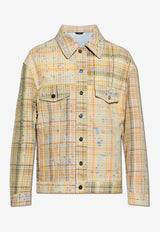 Fendi Distressed Checkered Jacket FW1374 AUA9-F1RWY