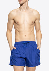 شورت سباحة برقعة شعار الماركة