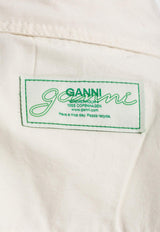 GANNI Shirt with pockets Cream W0316 6977-135