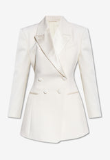 Double-Breasted Wool Blazer