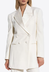 Double-Breasted Wool Blazer