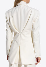 Double-Breasted Wool Blazer