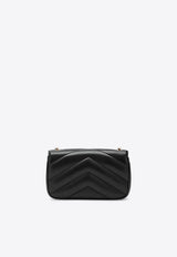 Saint Laurent Mini Loulou Quilted Leather Crossbody Bag Black 821749AAEAX/R_YSL-1000