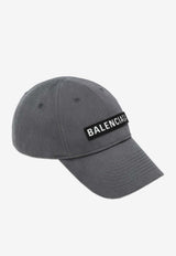Balenciaga Logo Patch Baseball Cap Gray 822220410B2/R_BALEN-1241