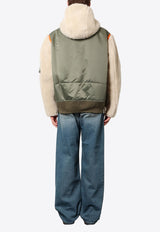 Logo-Plaque Zip-Up Jacket