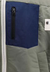 Logo-Plaque Zip-Up Jacket