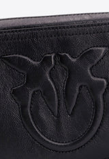 PINKO Carrie Embossed Logo Crossbody Bag Black 104336A26J_Z99S_Black_29848349