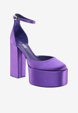Paris Texas Dalilah 140 Satin Platform Pumps Purple PX874XTSAT_ULTRAVIOL_Purple_29878763