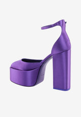 Paris Texas Dalilah 140 Satin Platform Pumps Purple PX874XTSAT_ULTRAVIOL_Purple_29878763