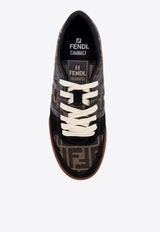 Fendi FF Match Lace-Up Sneakers 7E1688AQ6IF1PXA_NERO+TABACC.NERO+ICE_29853693