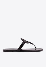 Tory Burch Miller Leather Flats Sandals 174875200_COCOA_29847968