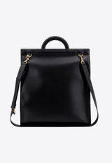 Valentino Tagged Leather Top Handle Bag Black 4Y0B0C64LYI_0NO_Black_29846655