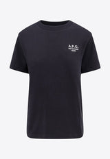 A.P.C. Logo Crewneck T-shirt Black COHBUM26388_TZC_Black_30897300