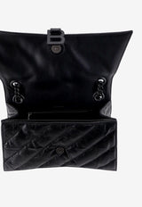 Balenciaga Medium Crush Chain Shoulder Bag Black 785602210IY_1000_Black_29848779