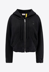 Moncler Genius Logo-Printed Zip-Up Sweatshirt 09T8G00001899WC_999_Black_29847290