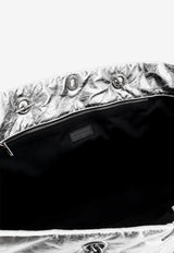 Balenciaga Large Crush Quilted Leather Tote Bag Silver 7717182AAWU_8110_Silver_29848929