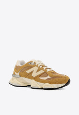 New Balance 9060 Suede and Mesh Low-Top Sneakers Yellow U9060HMT_GREATPLAI_Brown_29852434