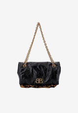 Balenciaga Small Monaco Chain Shoulder Bag Black 7918472AA5C_1062_Black_29847371