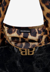 Balenciaga Small Monaco Chain Shoulder Bag Black 7918472AA5C_1062_Black_29847371