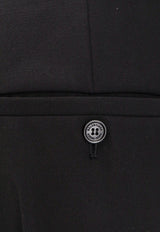 Balenciaga Straight-Leg Tailored Pants Black 773343TNT39_1000_Black_29844173