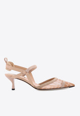 Fendi Colibrì Lite 55 FF Mesh Slingback Pumps Pink 8J8589AQ6U_F1R8N_Pink_29853644