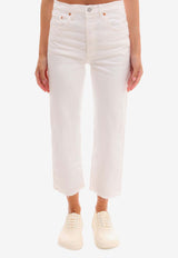 Levi's Ribcage Cropped Pants White 726930076_0076_White_29848280