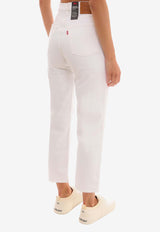 Levi's Ribcage Cropped Pants White 726930076_0076_White_29848280