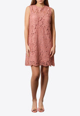 Dolce & Gabbana Floral Sleeveless Mini Dress Pink F6ATYTHLM7L_F0473_OneColor_29846819