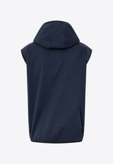 Dolce & Gabbana Logo-Plaque Zip-Up Vest Blue G9AOGTGH487_B0665_Blue_29845403