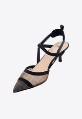 Fendi Colibri 55 Leather-Blend Pumps 8J8589AQ6U_F13TU_Black_29852929