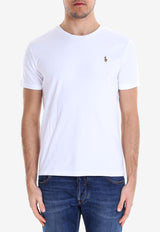 Polo Ralph Lauren Logo Embroidered Crewneck T-shirt White 710740727_002_White_29841227