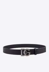 Dolce & Gabbana Logo-Plaque Leather Belt Black BC4644AX6228V363_Black_29841327