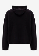 MM6 Maison Margiela Embroidered Logo Hooded Sweatshirt Black S52GP0150S18286_900J_Black_29848722