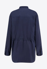 Balenciaga Poplin Mini Shirt Dress Blue 814136TRM17_4530_Blue_29846409