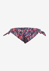 Isabel Marant Sukie Floral Print Bikini Bottoms Blue SL000322P007W_30FN_Blue_29848908