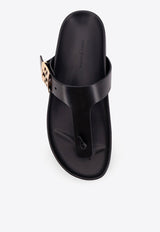 Tory Burch Mellow Leather T-strap Sandals 155190004_PERFECT BLACK_29847024