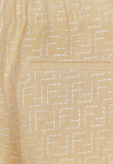 Fendi All-Over FF-Jacquard Shorts FB0821AU6Y_F0PKL_Beige_29850061