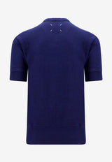 Maison Margiela Wool Knit T-shirt Blue S50HL0008S18204_477_Blue_29845452