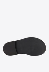 Ferragamo Junone Leather Flat Slides 021258760634_NERO_Black_29845032
