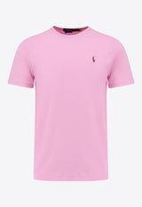 Polo Ralph Lauren Logo Embroidered Crewneck T-shirt Pink 710740727_010_Pink_30897422