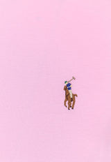 Polo Ralph Lauren Logo Embroidered Crewneck T-shirt Pink 710740727_010_Pink_30897422