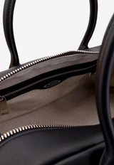 Tod's Medium Darsena Leather Duffel Bag with Padlock Black XBWAQBH0250YAT_B999_Black_30897907