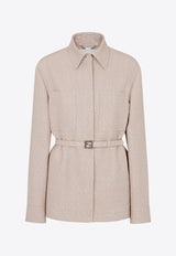 Fendi Wool and Cashmere Poncho FXX778ASG1_F15W8_Beige_29850552