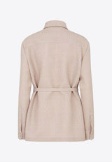 Fendi Wool and Cashmere Poncho FXX778ASG1_F15W8_Beige_29850552