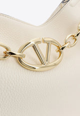 Valentino VLogo Moon Leather Tote Bag Ivory 4W2B0N09JDK_098_White_29845465