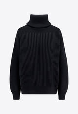Moncler Genius Wool High-Neck Sweater 09T9F00003M1131_999_Black_29847908