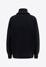Moncler Genius Wool High-Neck Sweater 09T9F00003M1131_999_Black_29847908